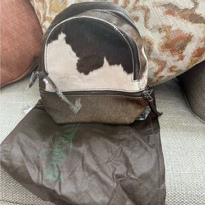 NWT trinity ranch cowhide mini backpack
